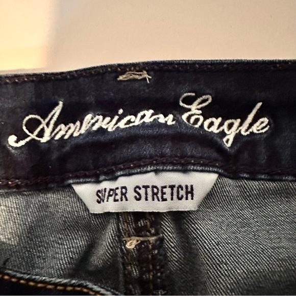 AE Skinny Stretch Dark Wash Jeans - Picture 3 of 8